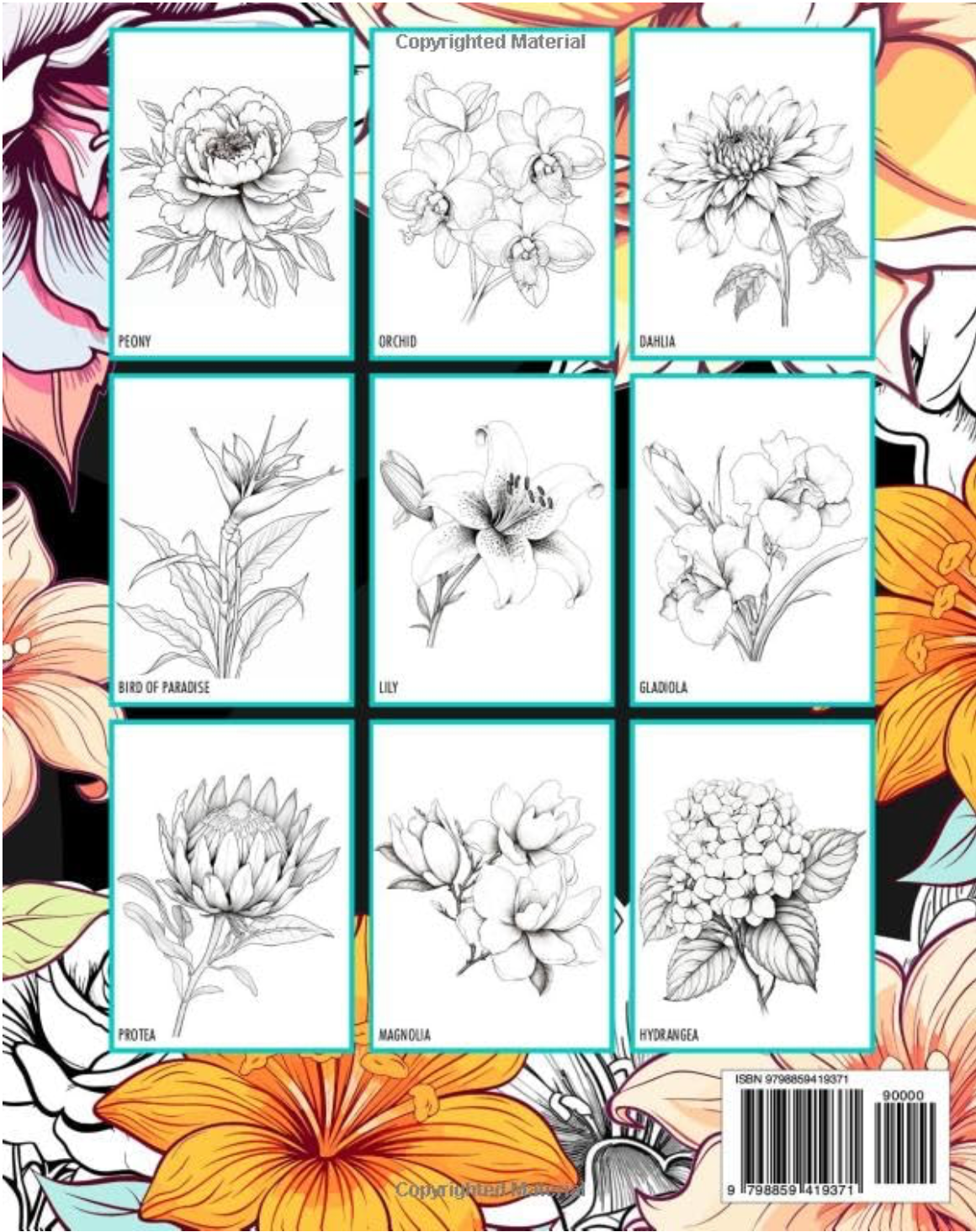 Secret Garden Adult Coloring Book: Gorgeous Botanical Floral Prints and Flower Garden Patterns | Over 50 Designs of Relaxing Nature and Plants to Color
